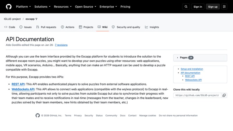 API and integrations
