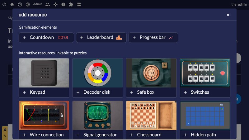 Interactive resources